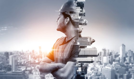 Future,Building,Construction,Engineering,Project,Concept,With,Double,Exposure,Graphic