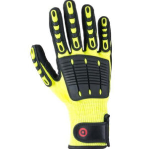microfoam sandy nitrile coated  gloves, reinforced thumb crotch, TPR overlays+velcro closure